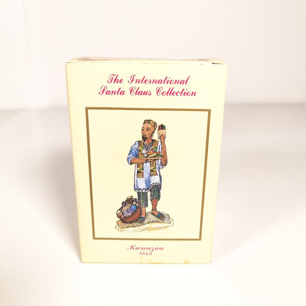 NOS Kwanzaa Africa 1994 International Santa Claus Collection Figurine